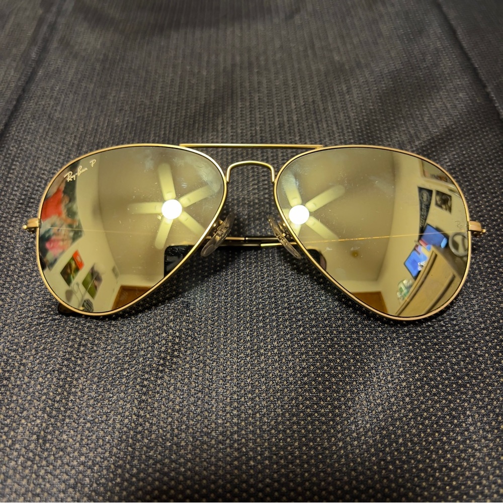 Ray-Ban Aviator Mirror Polarized Sunglasses